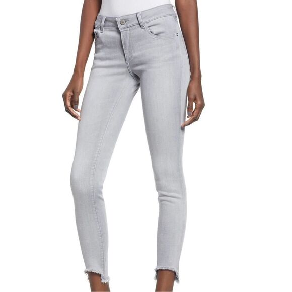 NWT DL1961 Emma Low Rise Skinny Jean in Ronan Grey - Picture 1 of 13